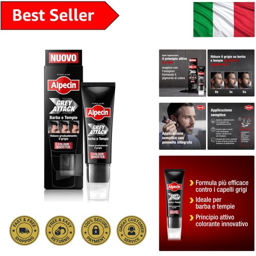 Grey attack barba tempie - grey,