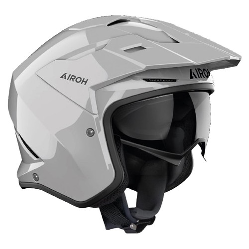Casco moto jet trial style - casco,