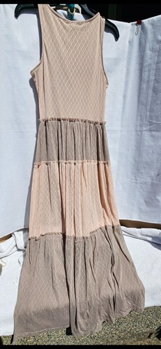 Maxi abito strati colore - abito,