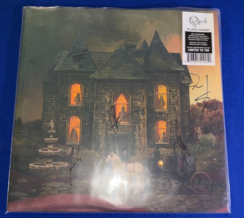 Hand signed opeth - opeth, cauda