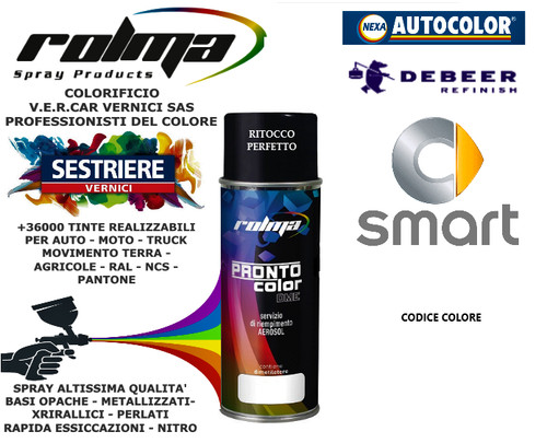 Vernice ritocco auto smart - vernice,