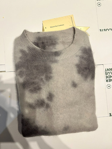 Maglione grigio sfumato colore